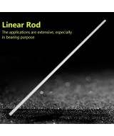 Varilla lisa de acero inoxidable de 8mm de diametro x 500mm de largo