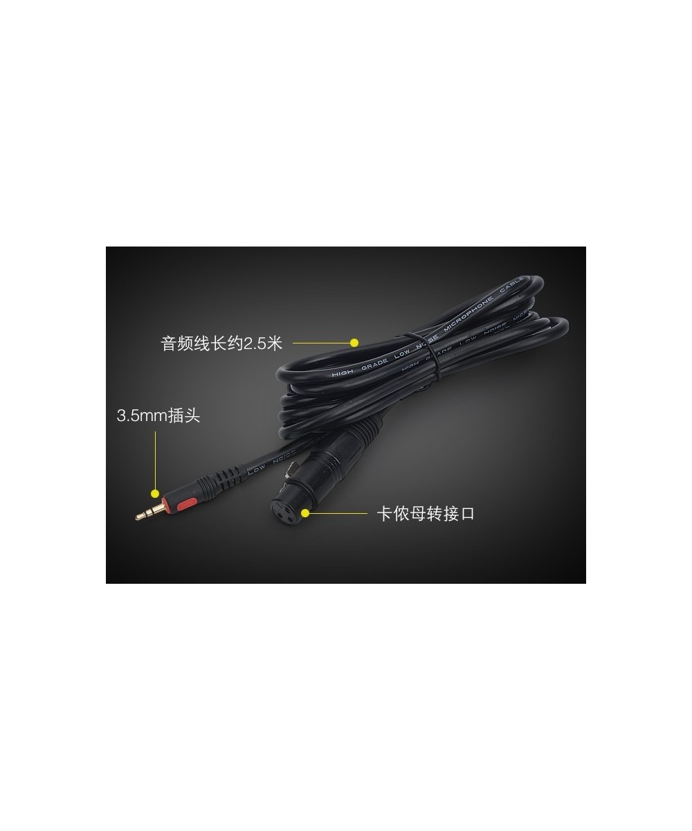 Microfono con tripode y fuente phantom MGHK E-300