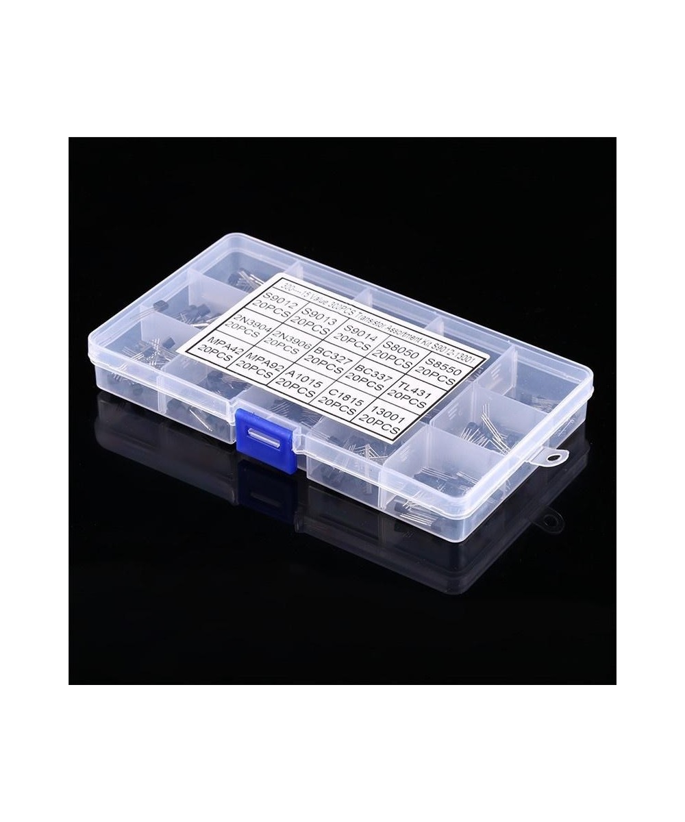 Transistores NPN, PNP 15 valores (Caja 300 unidades)
