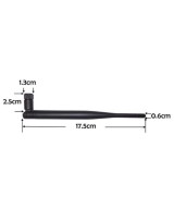Antena wifi 5DBi 2.4Ghz conector hembra