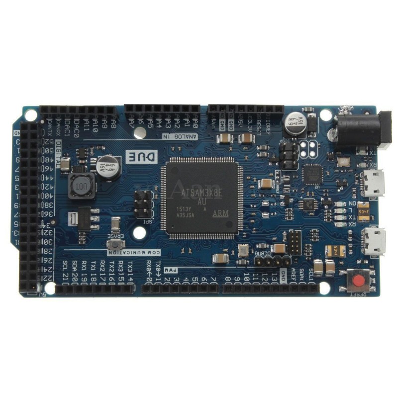 Tarjeta De Desarrollo DUE R3 32 Bits Atmel SAM3X8E ARM Cortex-M3 ...