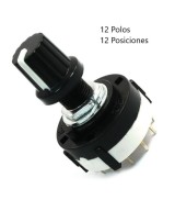 Selector de 12 posiciones y 4 polos 4P12T