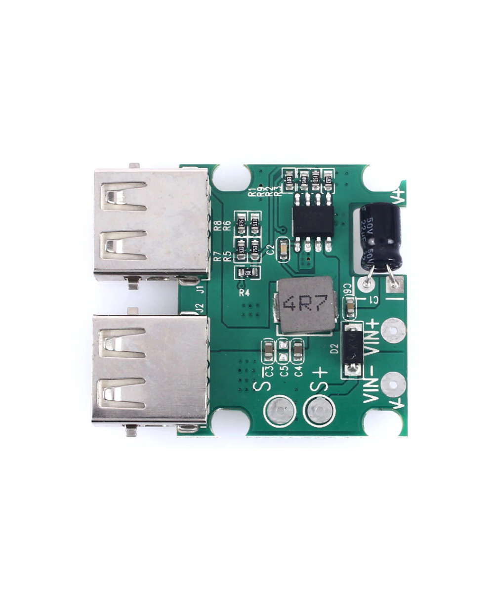 Regulador dual de carga para panel solar 5V 3A