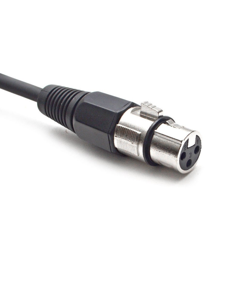 Adaptador de audio  1/4''  a XLR hembra
