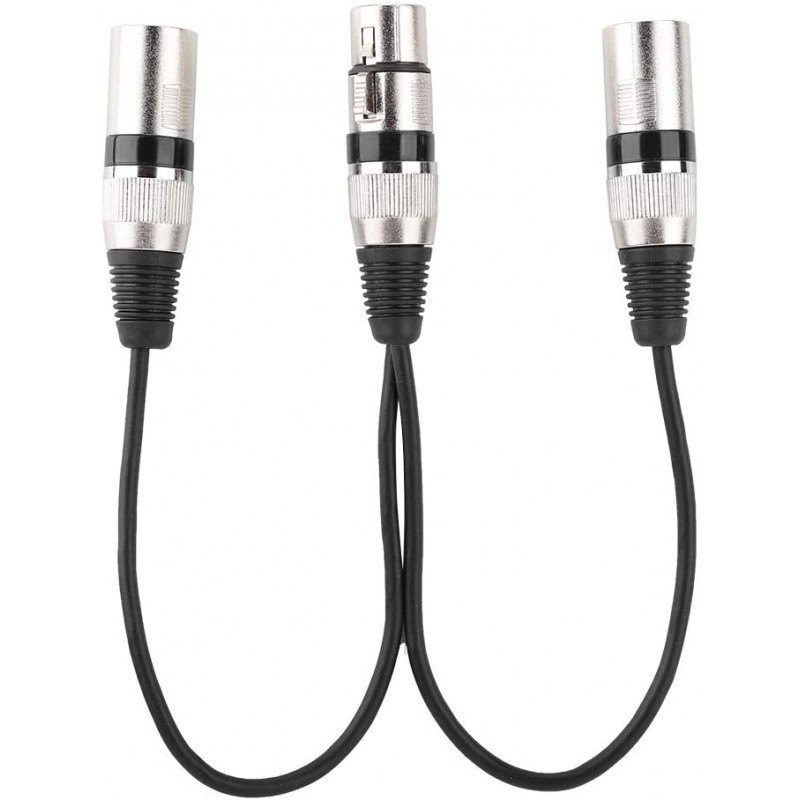 Splitter de audio XLR de 3 pines 8"