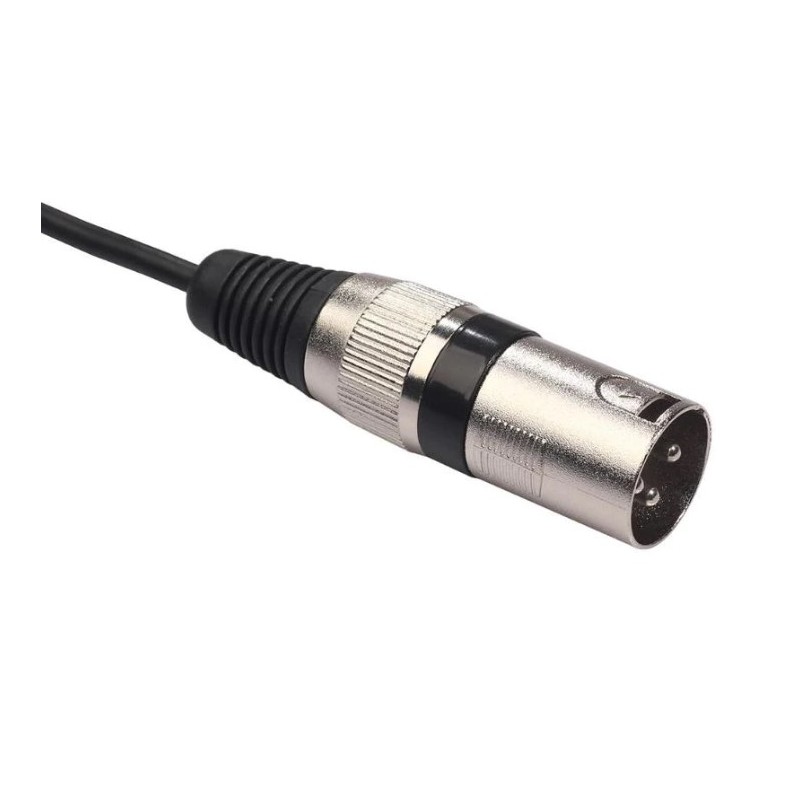 Splitter de audio XLR de 3 pines 8"