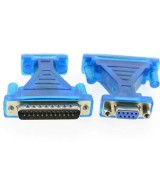 Adaptador DB9 hembra a DB25 macho