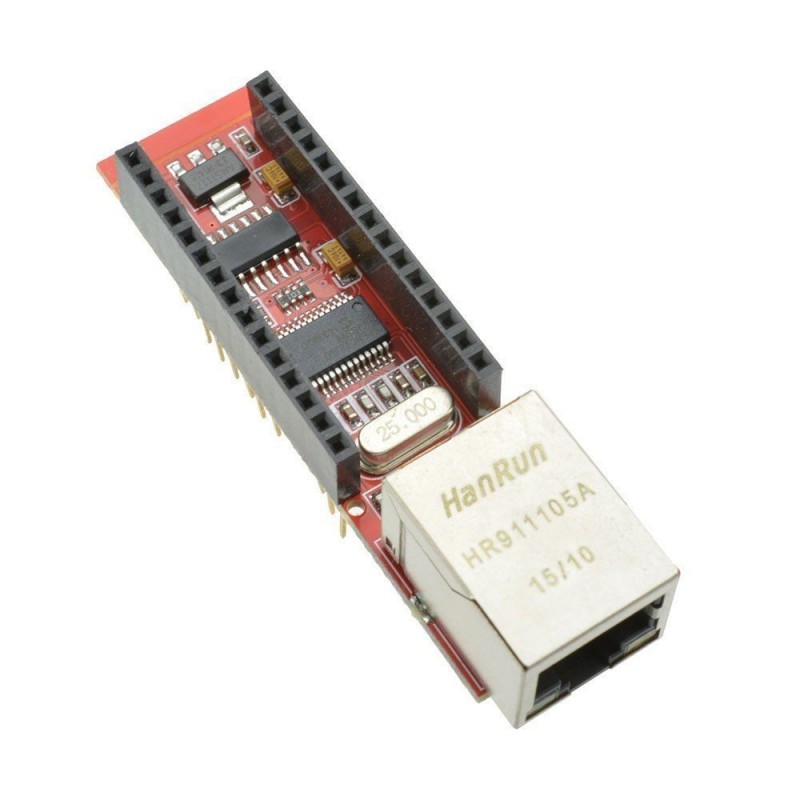 Modulo Ethernet Shield Para Arduino Nano Enc28j60 2607