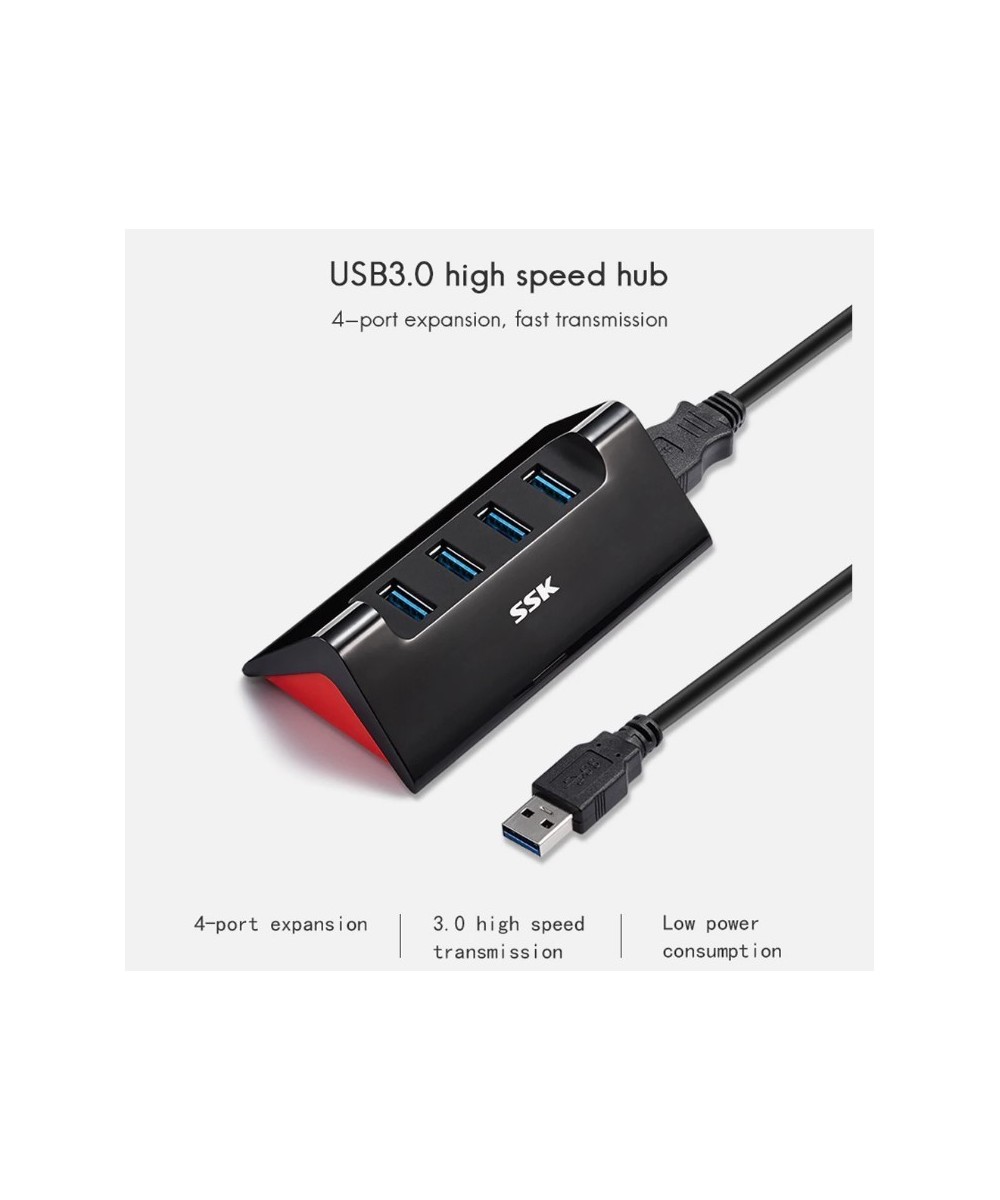 HUB USB 3.0 de 4 puertos con puerto de energia USB-C