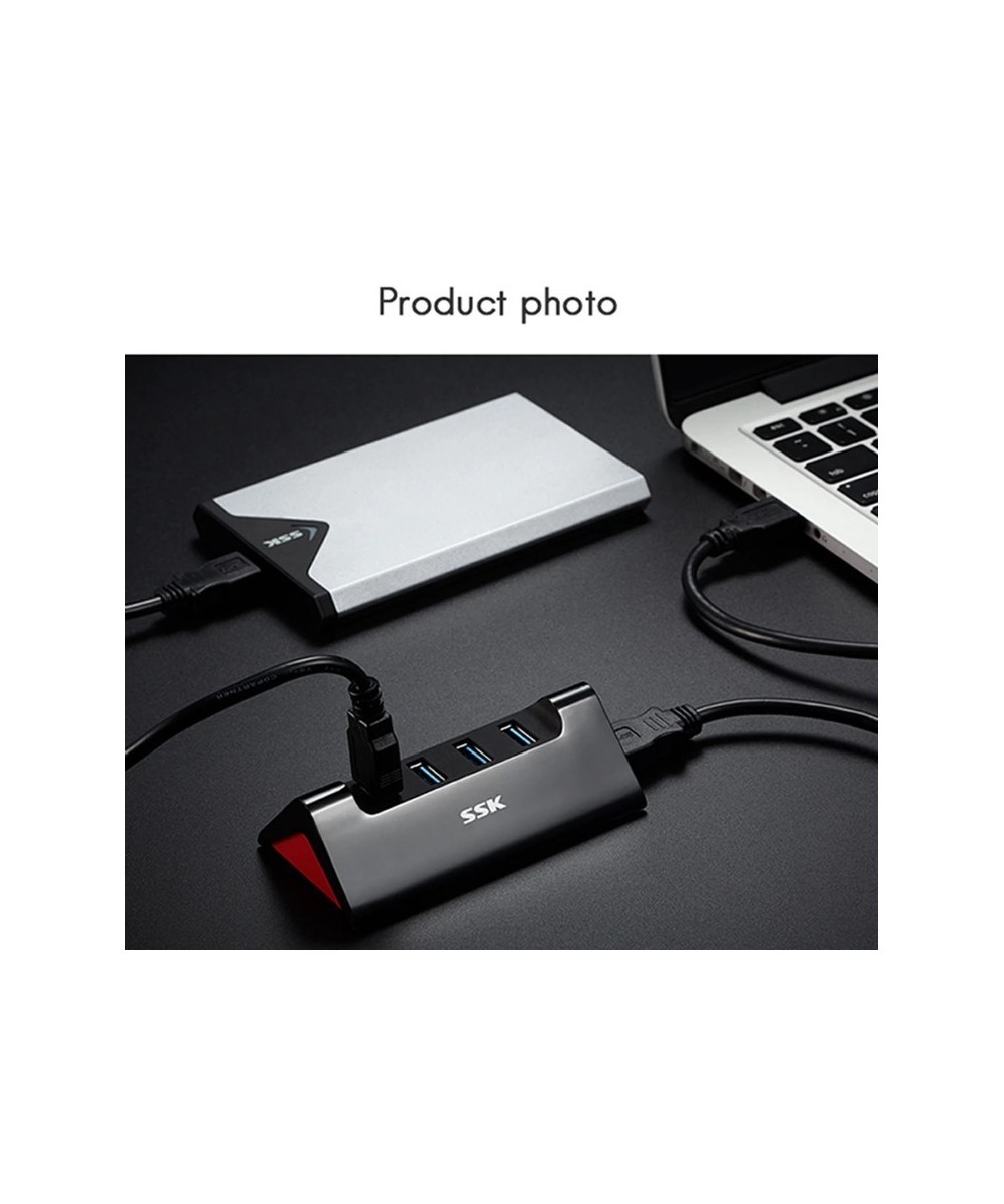 HUB USB 3.0 de 4 puertos con puerto de energia USB-C