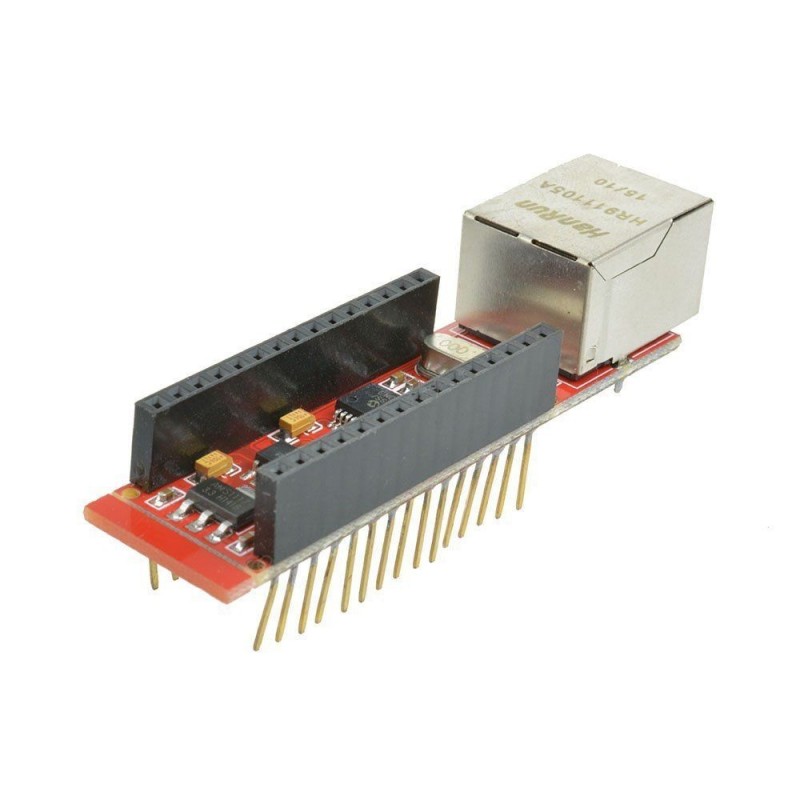 Modulo Ethernet Shield Para Arduino Nano Enc28j60 2901