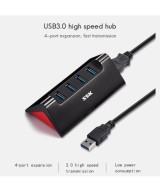 HUB USB 3.0 de 4 puertos con puerto de energia USB-C