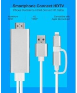 Adaptador Lightning / Micro USB a HDMI para Android / IOS