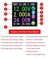 Regulador de voltaje y corriente con pantalla DPS3005 0-32V 5A