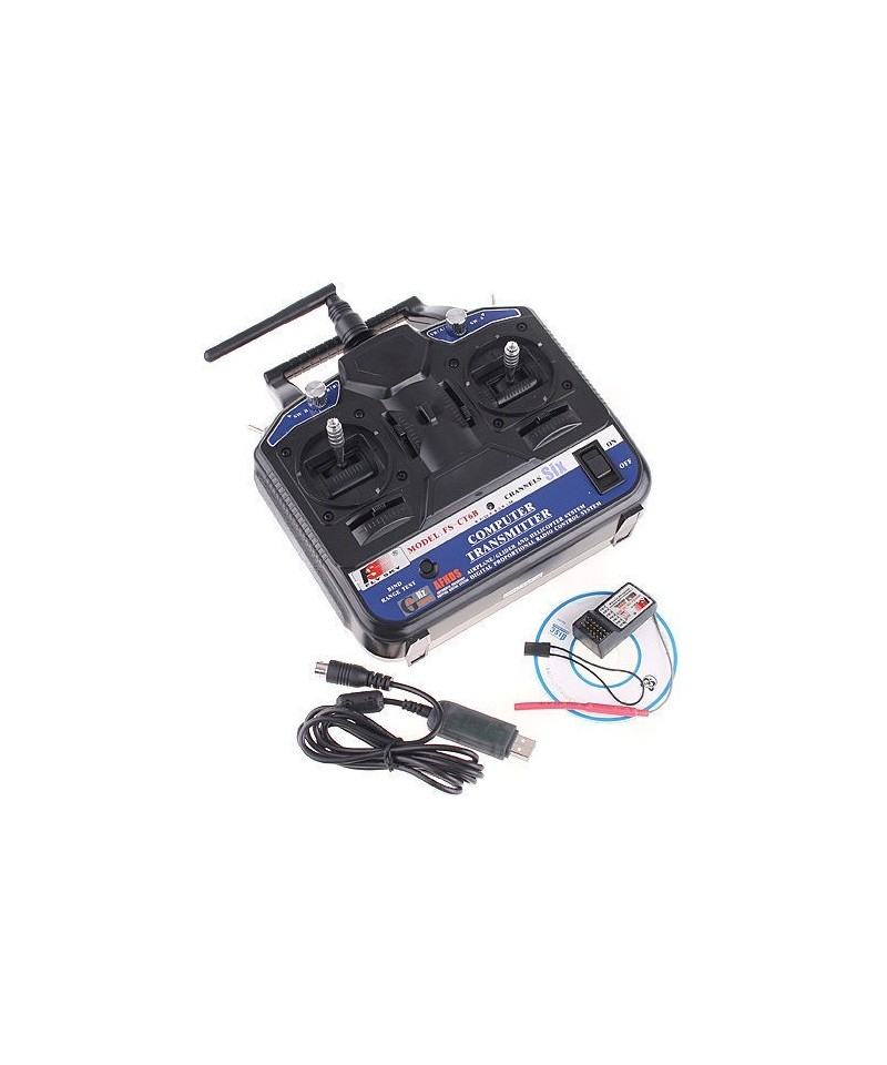 Control remoto para Drone 6 canales Tx, Rx FS-CT6B