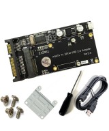 Adaptador de USB 2.0 mSATA SSD a SATA 2.5 para disco duro