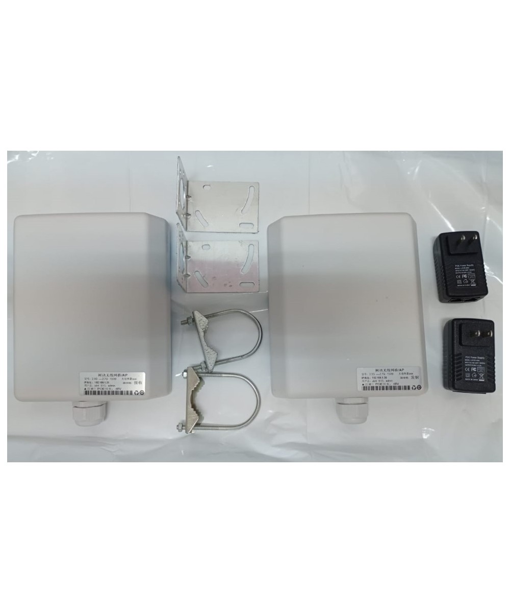 Enlace inalambrico 2.4GHZ 300mbps 0-3km TX / RX