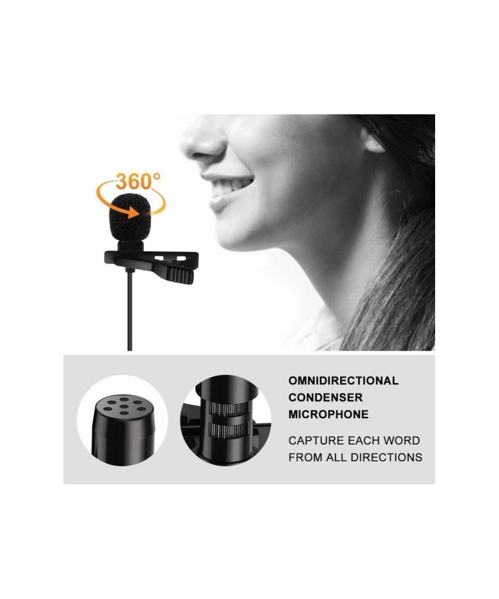 Mini micrófono doble lavalier para celular Green Audio GAM-16D