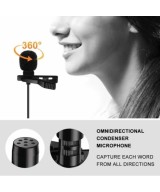 Mini micrófono Lavalier para celular con extensión de 2m Green Audio GAM-141L