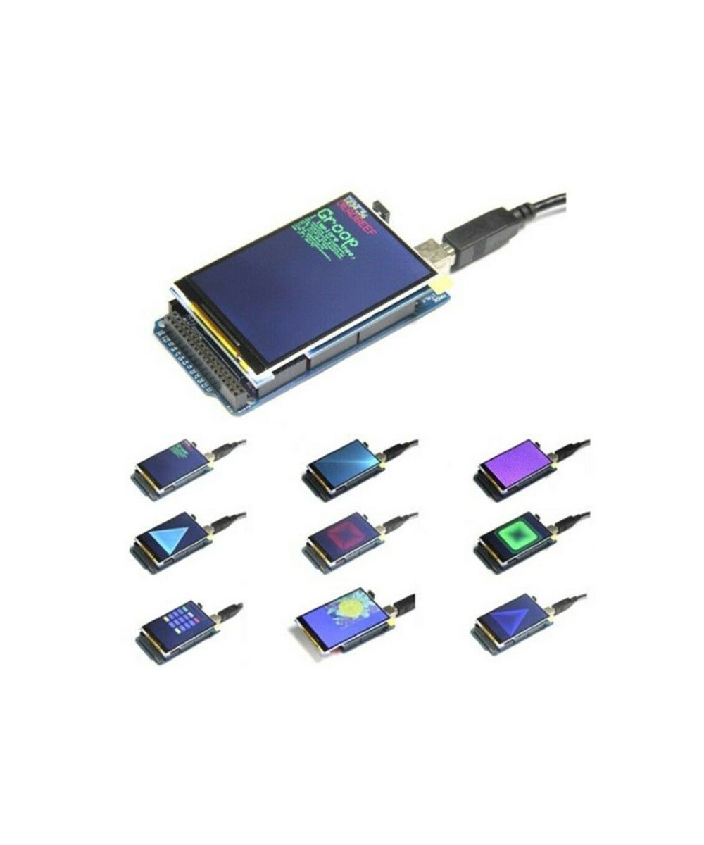 Pantalla TFT LCD 3.5" shield compatible con Arduino