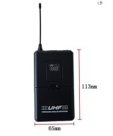Microfonos Inalambricos M-202 UHF con 1 Receptor 3.5mm y 2 Transmisores