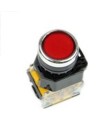 Boton industrial push botton rojo