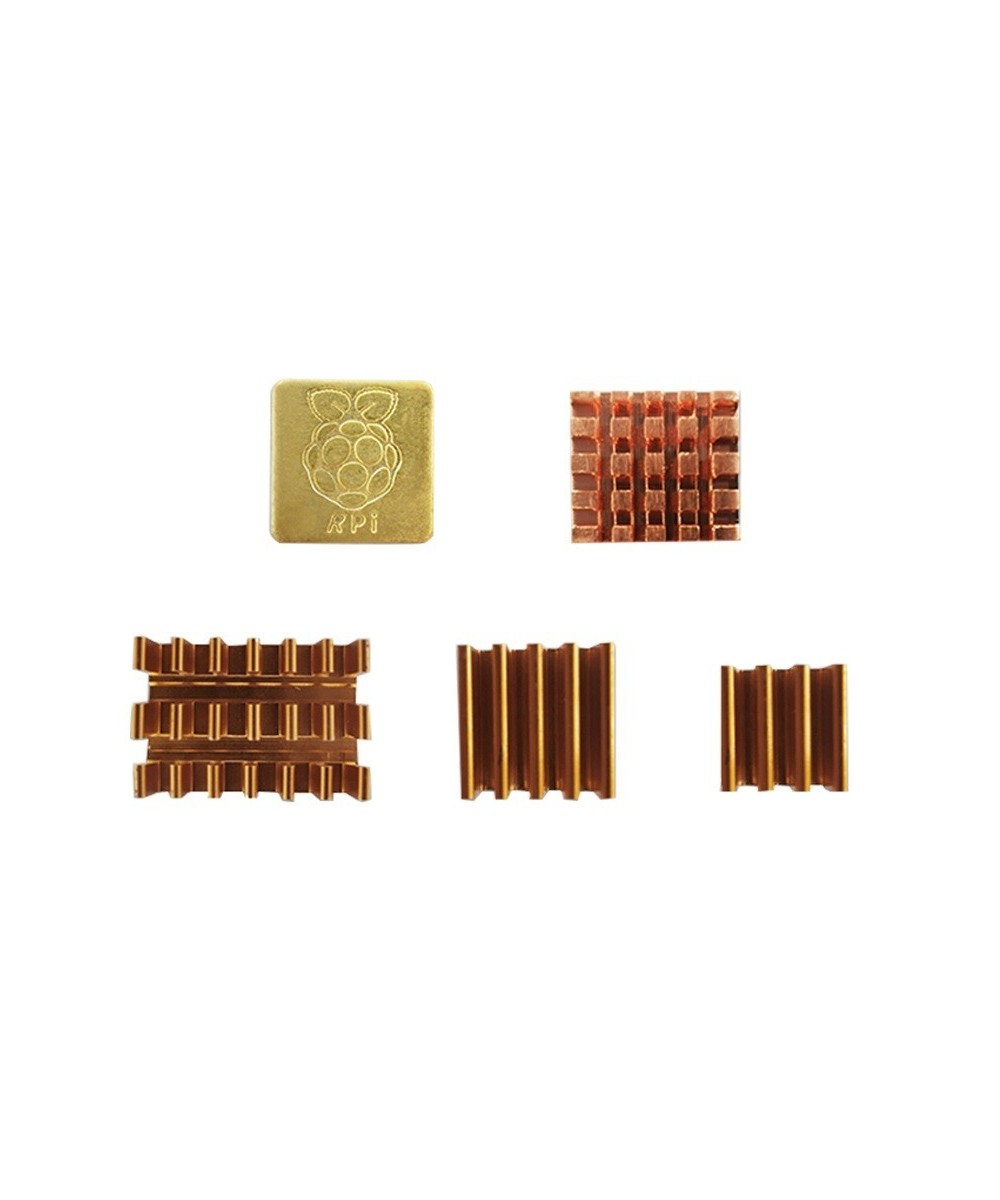 Disipadores de calor Raspberry Pi 3 / Pi 4 (5 unidades)