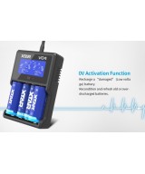 Cargador de baterías Xtar VC4 4 espacios