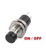 Interruptor push button con bloqueo