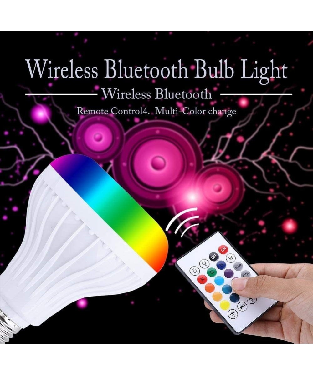 Foco LED con bluetooth y parlante 12W RGB