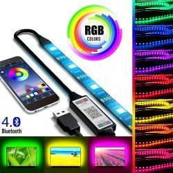 Luces LED RGB para TV USB Bluetooth 5M