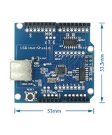 USB Host Shield 2.0 compatible con Google ADK para UNO/mega