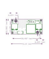 convertidor incremental de voltaje DC-DC XL6009