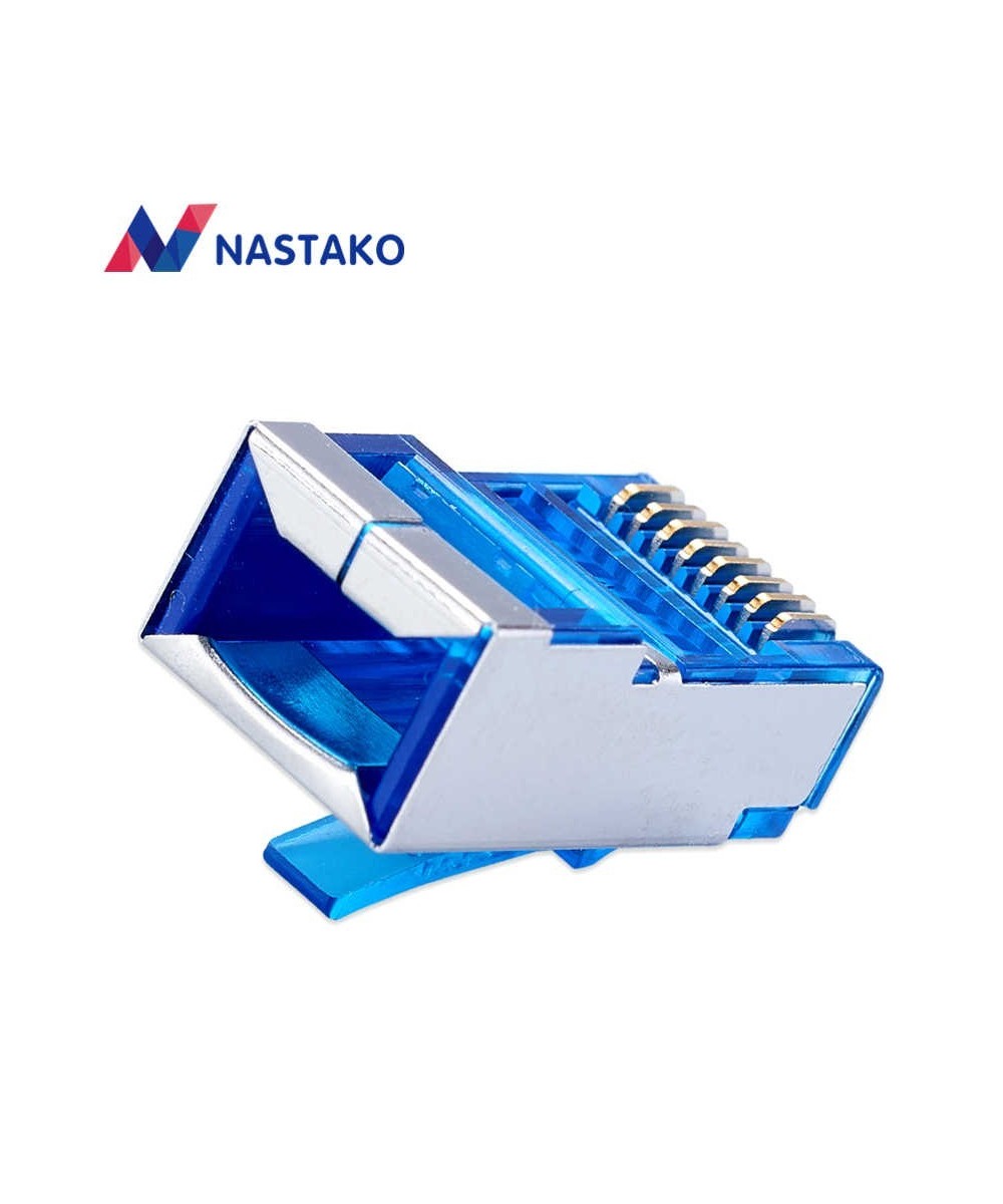 Conector RJ45 CAT 5e Metálico Protegido (2U)