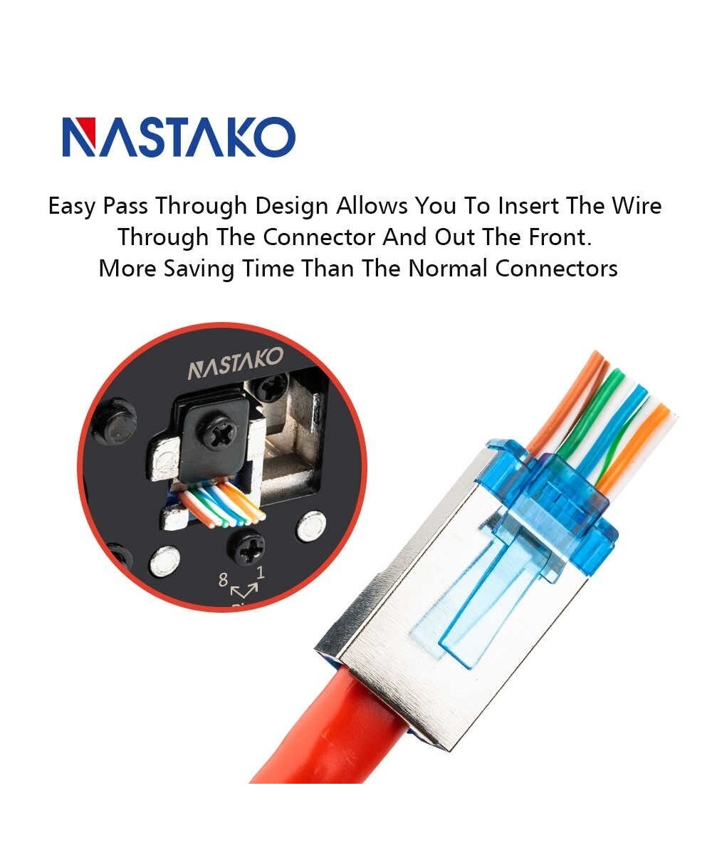 Conector RJ45 CAT 5e Metálico Protegido (2U)