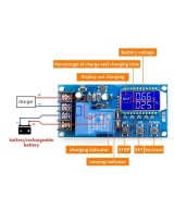 Módulo de carga de batería 6V a 60 V XY-L30A