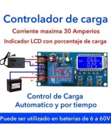 XY-L30A Modulo Di Controllo Carica Batteria 6-60V – Automatico Con Display LCD Per Litio E Piombo-acido, Programmabile
