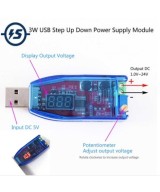 Fuente de alimentacion USB de 5V a  3.3V 9V 12V
