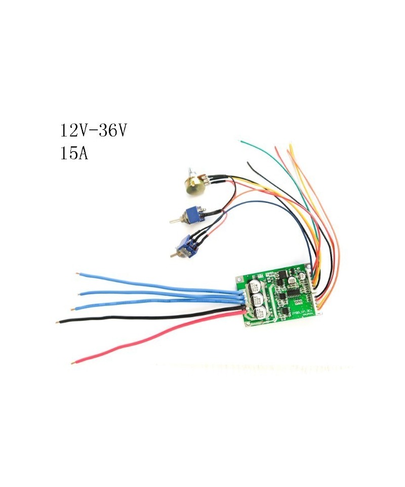 Controlador de motor Brushless sin escobilla 15A 12-36V