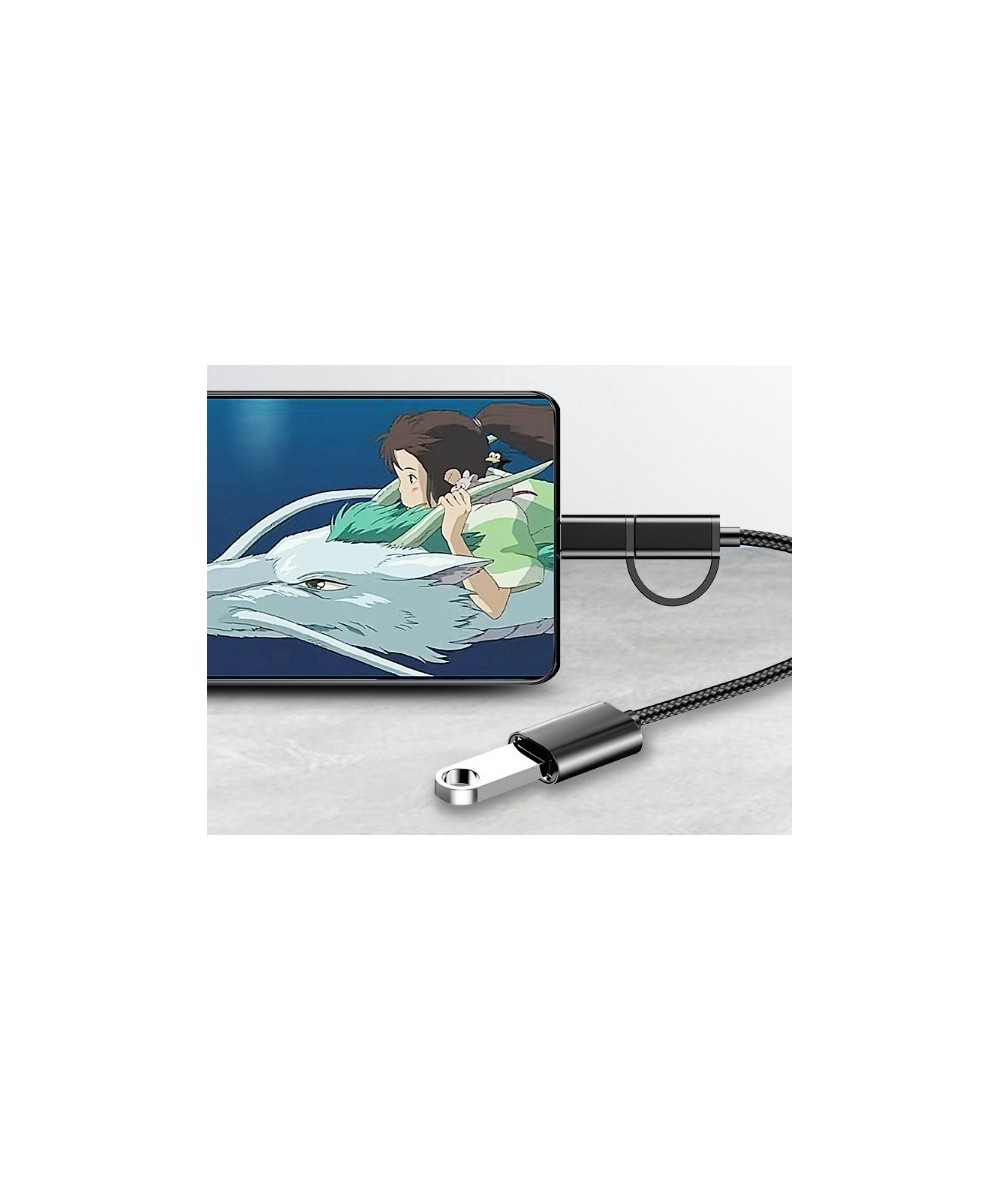 Cable OTG micro USB y USB-C