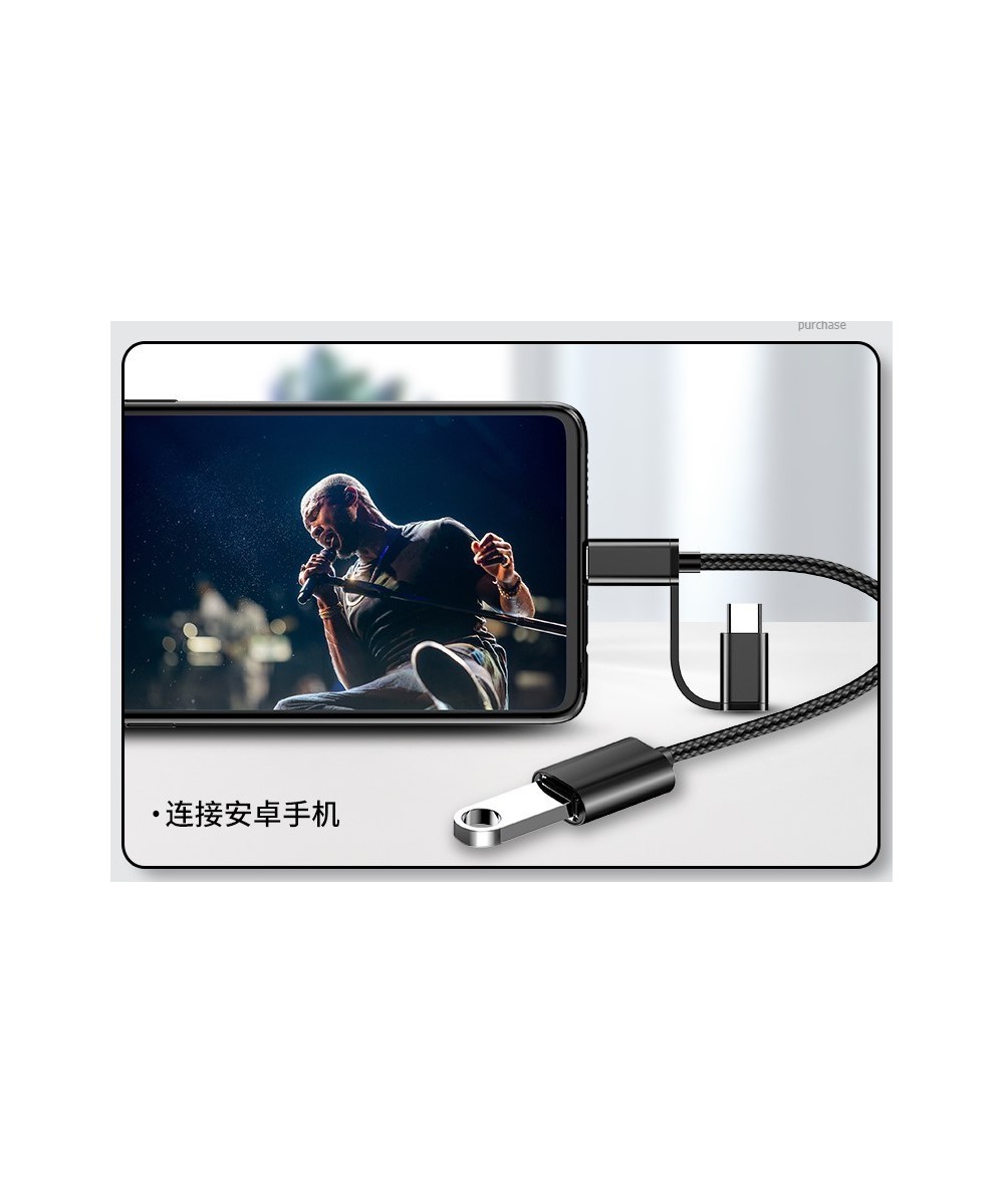 Cable OTG micro USB y USB-C