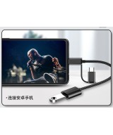 Cable OTG micro USB y USB-C