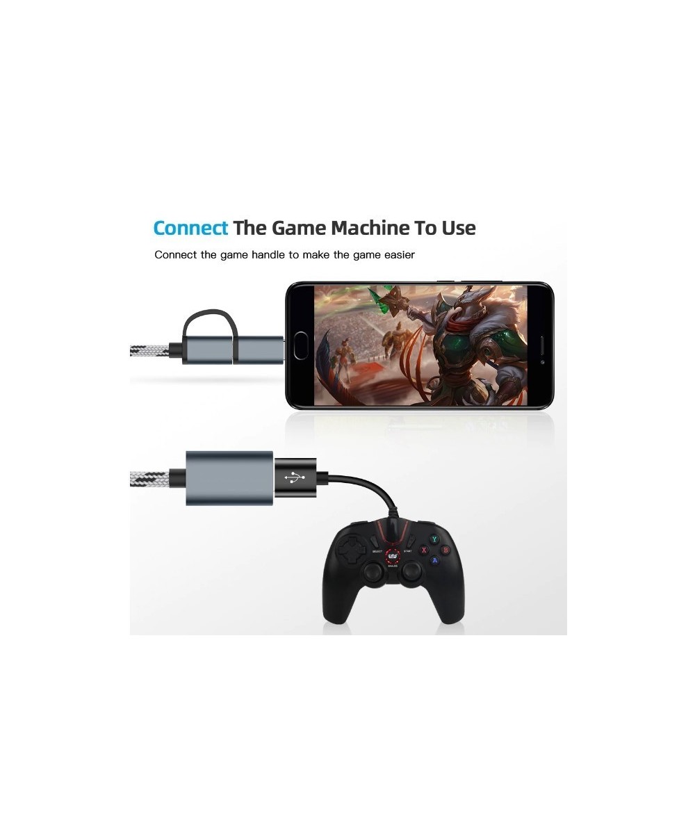 Cable OTG micro USB y USB-C