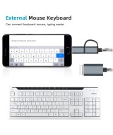 Cable OTG micro USB y USB-C
