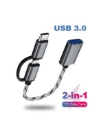Cable OTG micro USB y USB-C