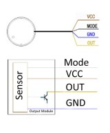 Sensor de nivel de liquidos capacitivo sin contacto XKC Y25 NPN 5-12V