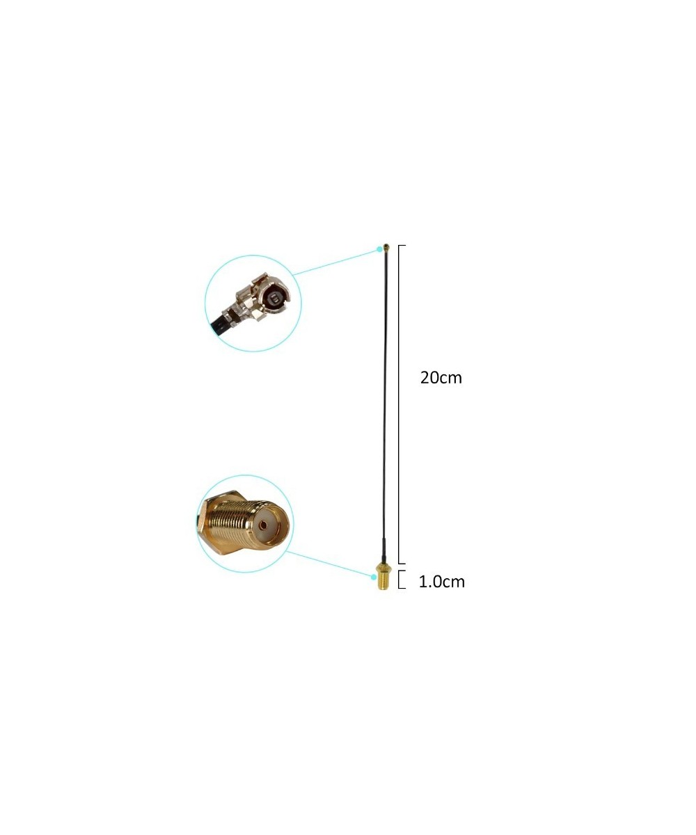 Antena wifi 5DBi 2.4Ghz conector macho