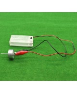 Contenedor de 2 baterías AA con puntas de cocodrilo