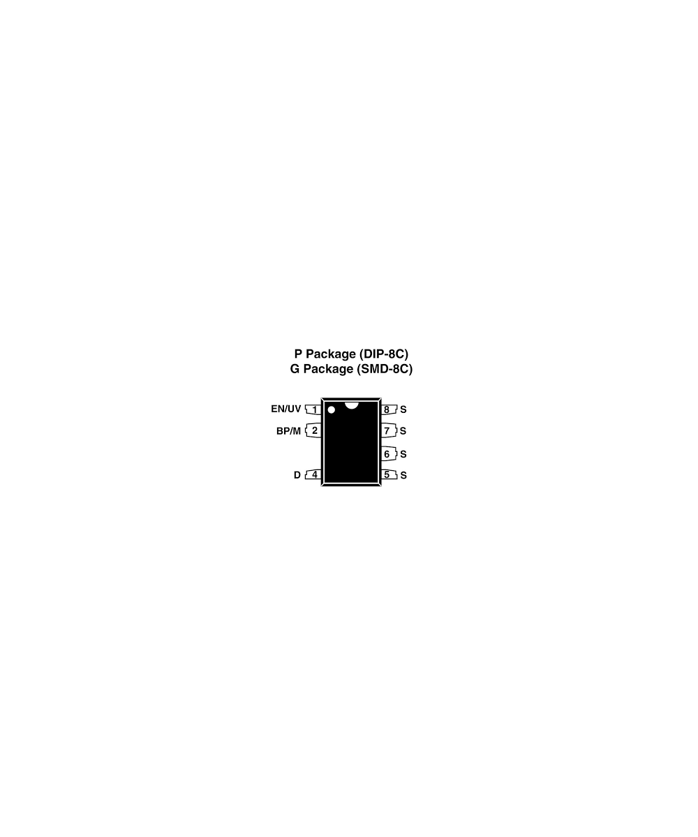 Circuit Intégré TNY264PN - Convertisseur AC/DC TinySwitch, Boîtier DIP 8 Broches
