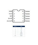 Convertidor de voltaje AC/DC VIPER222LSTR (SMD/SMT)